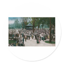 Band Stand, Central Park, NYC Round Sticker