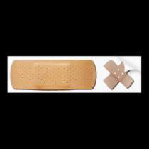 Bandage Bumpersticker bumper stickers