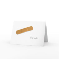Bandage Get Well card