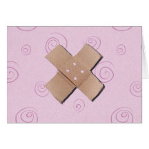 Bandage X Get Well Card