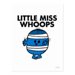 Little Miss Fun Waving Joyously Postcard 