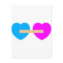 Bandaide Love postcards
