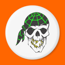 bandana evil skull magnets
