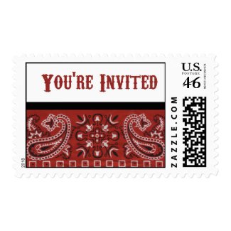 Bandana Invitation stamp