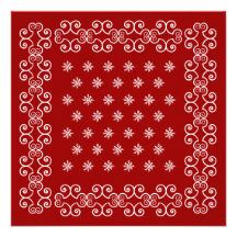 Bandana Invitations Invites to Western Theme Party