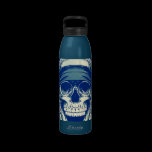 Bandana skull bottle water bottles