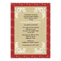 Bandana Wedding Invitation