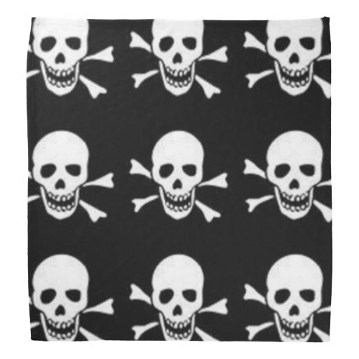 bandana with skull and crossbones | Zazzle