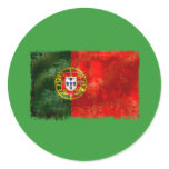 Bandeira Portuguesa - Estilo retro Sticker
