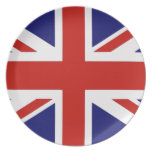 Bandera británica platos