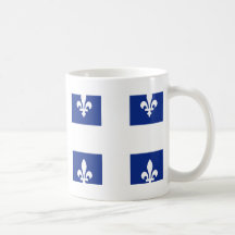 Bandera de alta calidad de Canadá Quebec Taza De Café