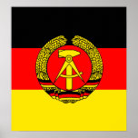 Bandera de alta calidad de la Alemania Oriental Impresiones