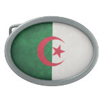 Bandera de Argelia Hebilla Cinturon Oval