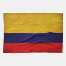 Bandera de Colombia Toalla De Mano