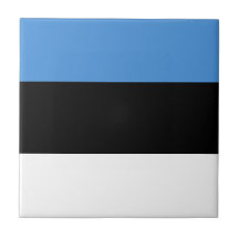 Bandera de Estonia Azulejo Cerámica