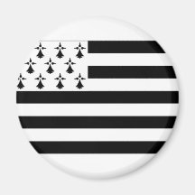 Bandera de Francia Bretaña Iman De Frigorífico