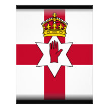 Bandera de Irlanda del Norte (Ulster) Membrete Personalizado