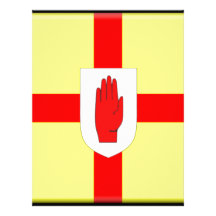 Bandera de Irlanda del Norte (Ulster) Membrete