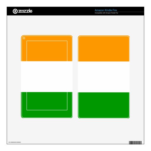 Bandera de Irlanda Pegatina Skin Para Kindle Fire