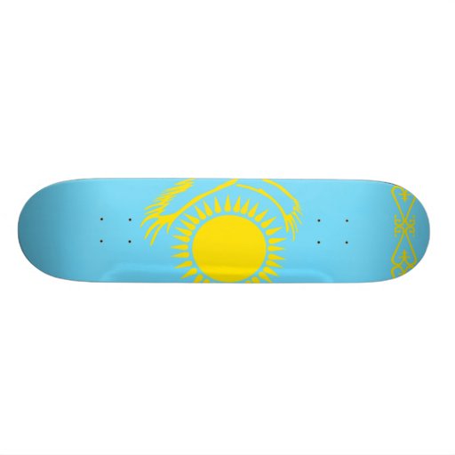 Bandera de Kazajistán Tabla De Skate