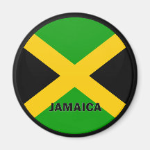 Bandera de la calidad de Jamaica Roundel Iman