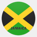 Bandera de la calidad de Jamaica Roundel Pegatina Redonda