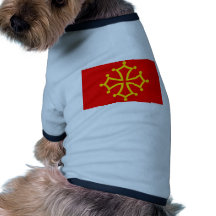 Bandera de los Midi-Pirineos, Francia Camisa De Perrito