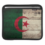 Bandera de madera vieja de Argelia Fundas Para iPads