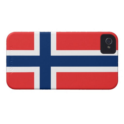 Bandera de Noruega iPhone 4 Case-Mate Fundas