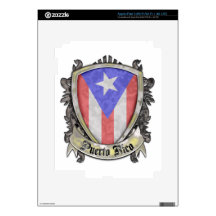 Bandera de Puerto Rico - escudo del escudo Pegatinas Skins Para iPad 3