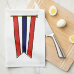 Bandera de señal de la marina de guerra de la nave toalla de cocina