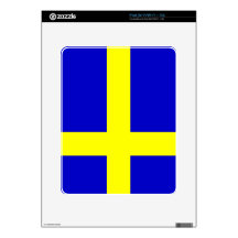 Bandera de Suecia iPad Skin