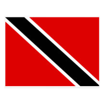 Bandera de Trinidad Trinidad y Tobago Tarjeta Postal