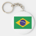 Bandera del Brasil Llavero Personalizado