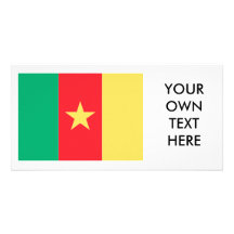 Bandera del Camerún Tarjeta Con Foto Personalizada