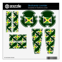 Bandera del cepillo de Jamaica Skins Para Skullcandy