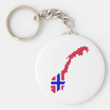 Bandera del mapa de Noruega Llavero