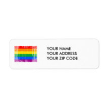 BANDERA GAY APENADA - .PNG ETIQUETAS DE REMITE