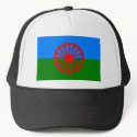 Bandera_gitana gorras by juangarciasantiago Bandera_gitana gorras