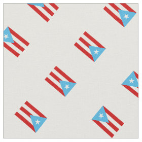 Bandera Independencia Puerto Rico Fabric