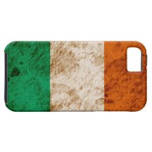 Bandera irlandesa rugosa iPhone 5 Case-Mate fundas