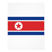 Bandera nacional de Corea del Norte Membrete