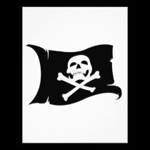 Bandera que agita Rogelio alegre #4 membrete