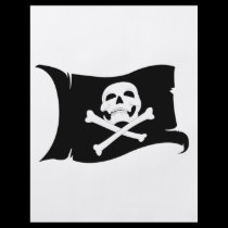 Bandera que agita Rogelio alegre #4 folletos