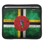 Bandera resistida de Dominica Fundas Para iPads