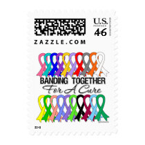 Banding Together For A Cure For All Cancers Stamp