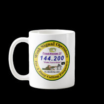 Bandit Final, Weak Signal Logo, Dave/N8TMN mugs