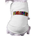 BANDIT ~ PERSONALIZED LGLETTER ~ PET-WARE FOR DOGS DOG T SHIRT