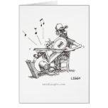 Bandsaw Musician Card