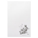 Bandsaw Musician Stationary Stationery Design